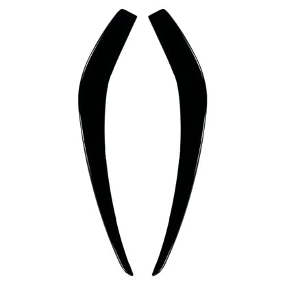 Glossy Black Front Bumper Side Air Vent Trims for Benz A Class (2013-2015)