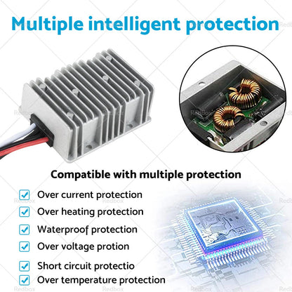 36V/48V DC/DC Converter Power Supply Regulator to 24V 30A Waterproof