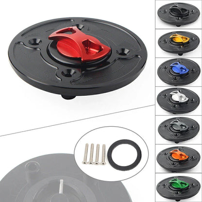 CNC Fuel Gas Tank Cap Cover for Kawasaki Ninja 400, 650, Z900, Versys 1000