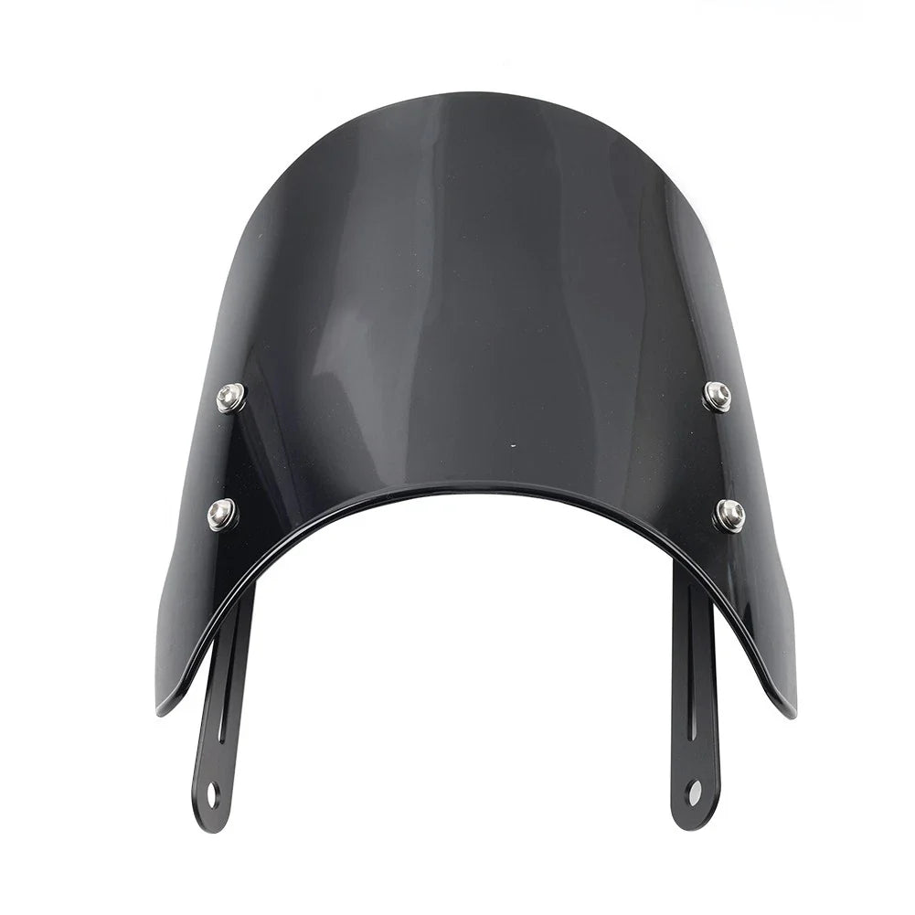 Black Windshield for MOTO GUZZI V7 Classic V9 Bobber (2016-2023)