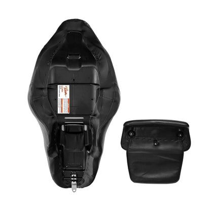 Two-Up Driver Passenger Seat w/ Backrest Pad for Harley Road Glide (2014-2023)