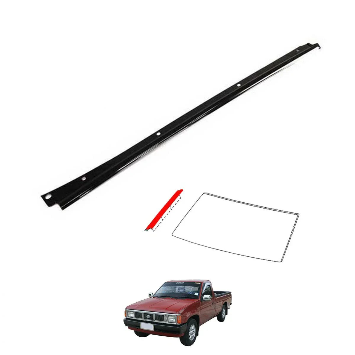 Side Windshield Moulding Front RH Fits Nissan Navara D21 Ute Truck 86-97 New D10