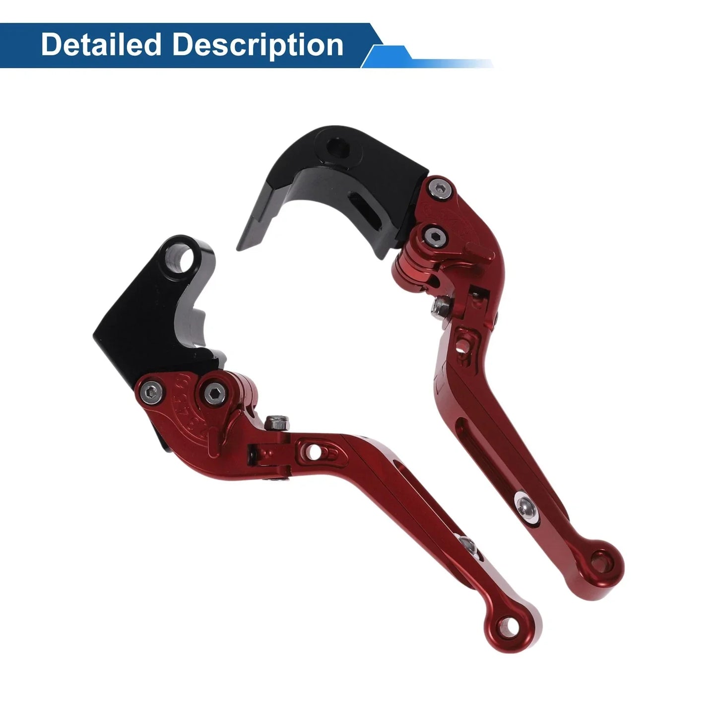 Adjustable Brake Clutch Levers for Honda CBR600RR 2007-2016 - Solid Red