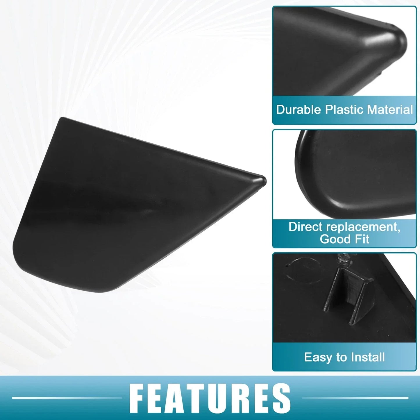 Right Door Mirror Corner Fender Triangle Cover for Honda Fit (2009-2014)