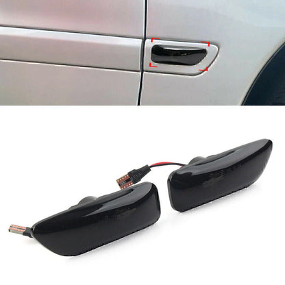Smoked LED Side Marker Turn Signal Lights for Volvo S60 S80 V70 XC90 (2000-2010)