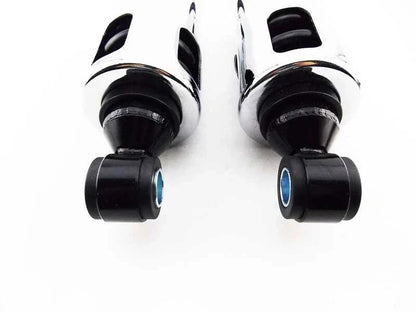 Chrome Rear Shock Absorbers for Harley Davidson FXSTC Softail Custom (07-10)