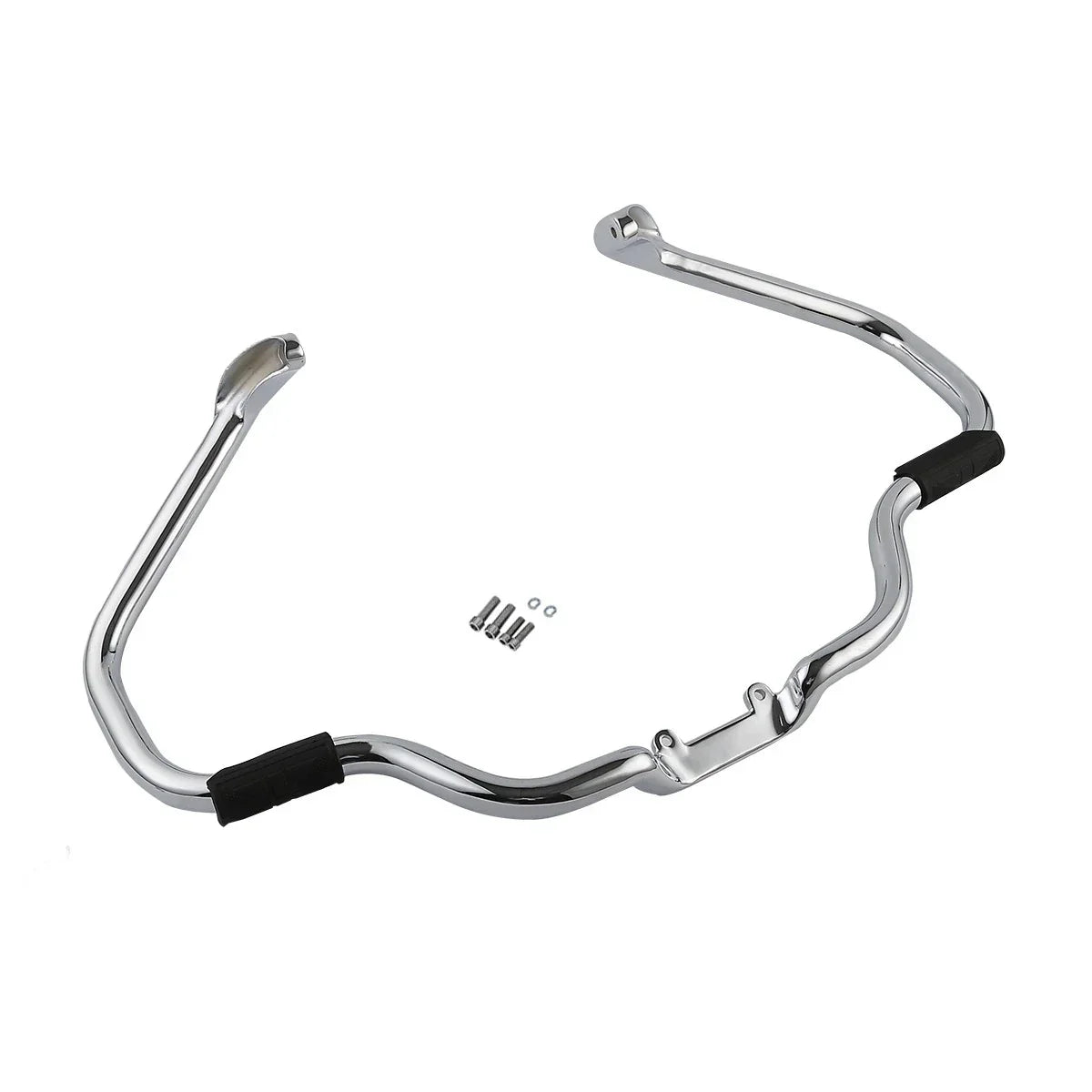 Chrome/Black Mustache Engine Guard Crash Bar for Indian Chieftain (2014-2025)