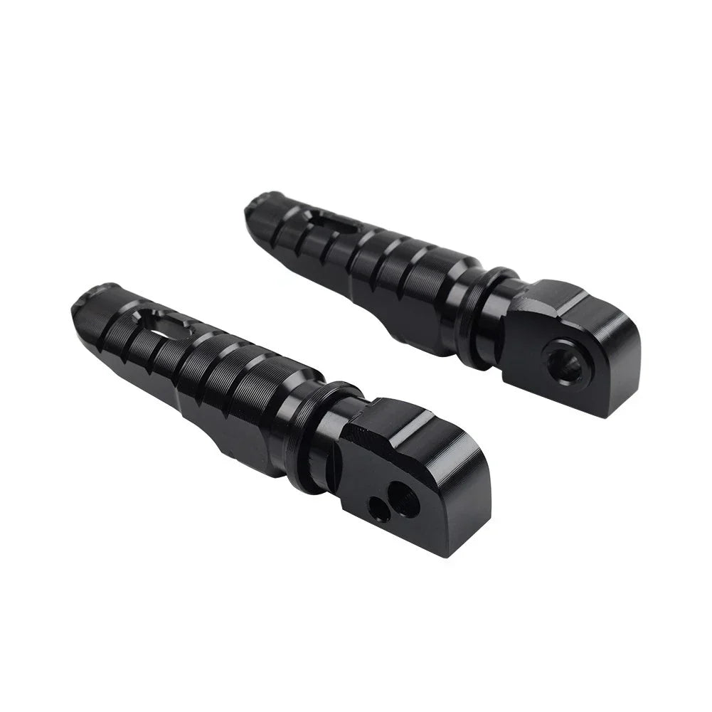 Black Rear Passenger Footrest Pegs for BMW G310GS G310R (2017-2024)