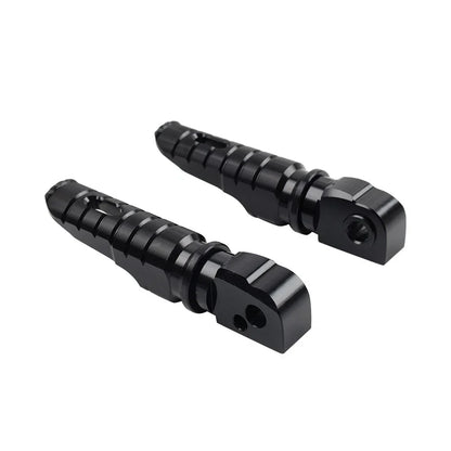 Black Rear Passenger Footrest Pegs for BMW G310GS G310R (2017-2024)