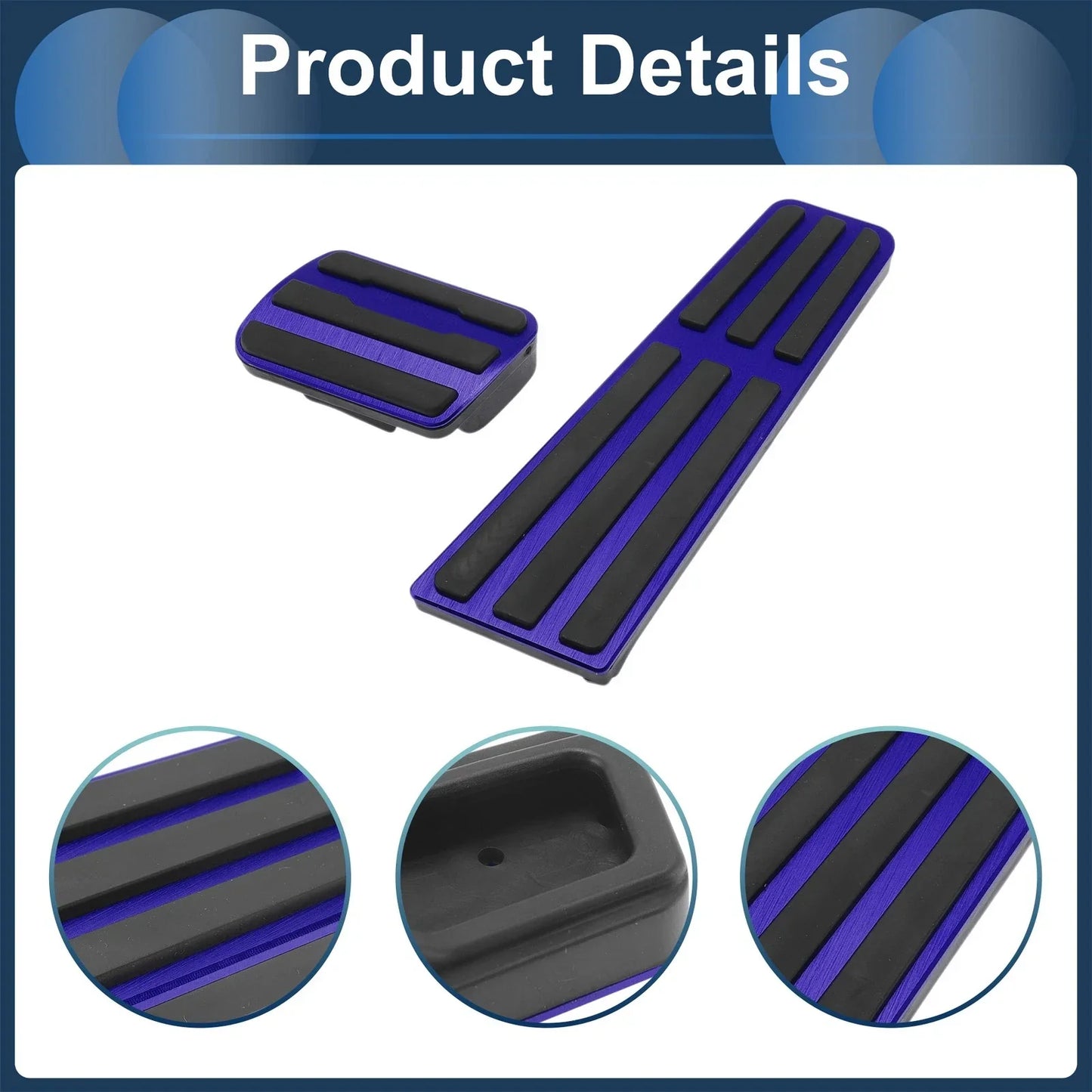 2 x Automatic Foot Accelerator Pedal Covers for Porsche 718/911 (2016-2023)