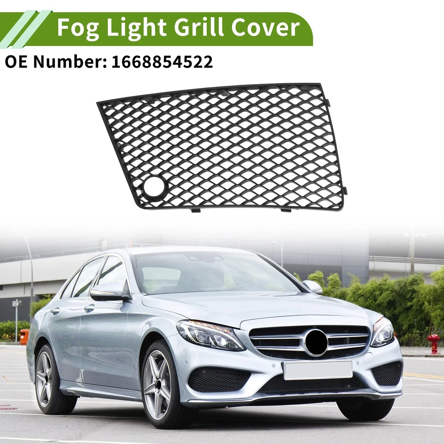 Front Left Fog Light Grill for Mercedes Benz GL63 AMG (2013-2019)
