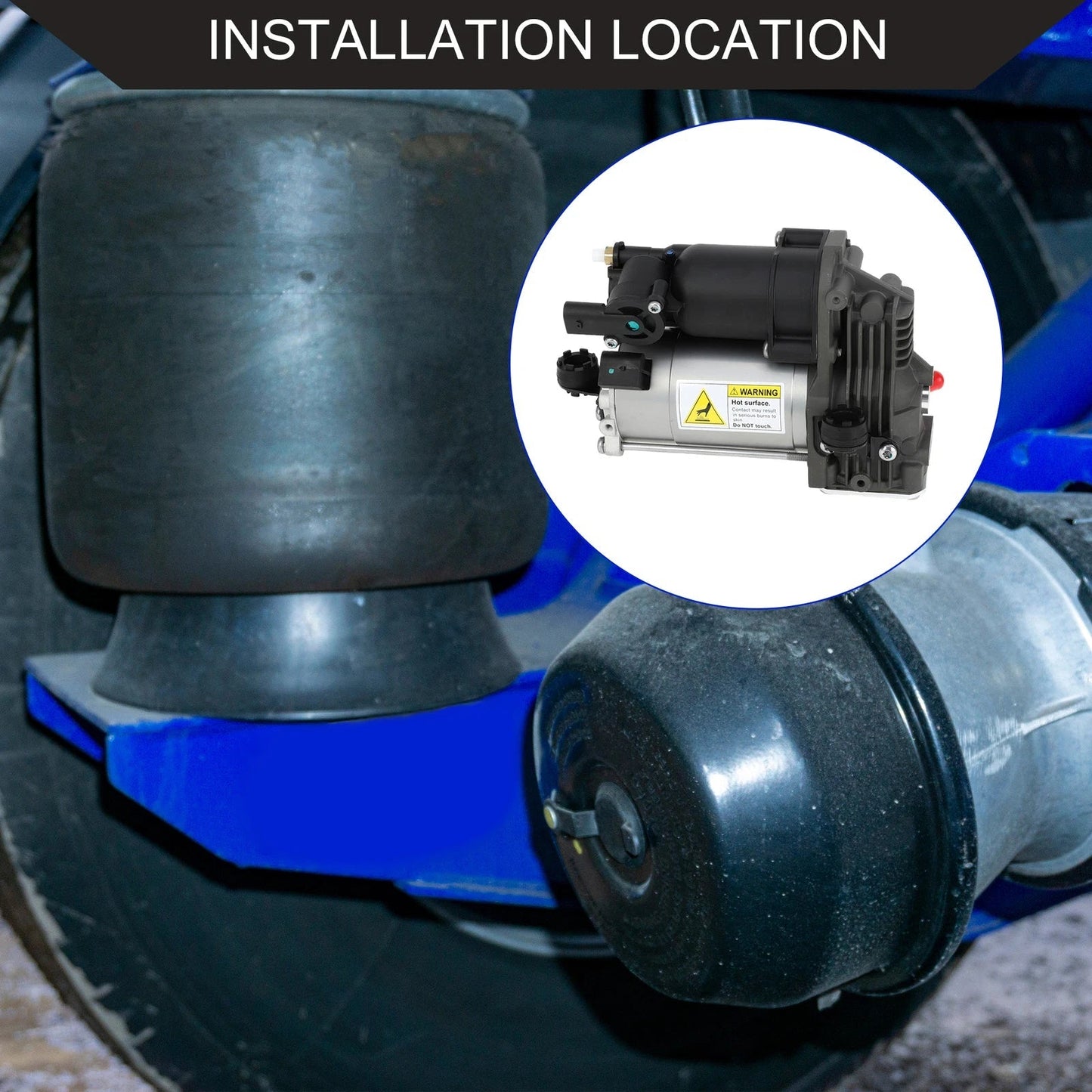 Air Suspension Compressor for Mercedes-Benz S320 CDI (2005-2013)