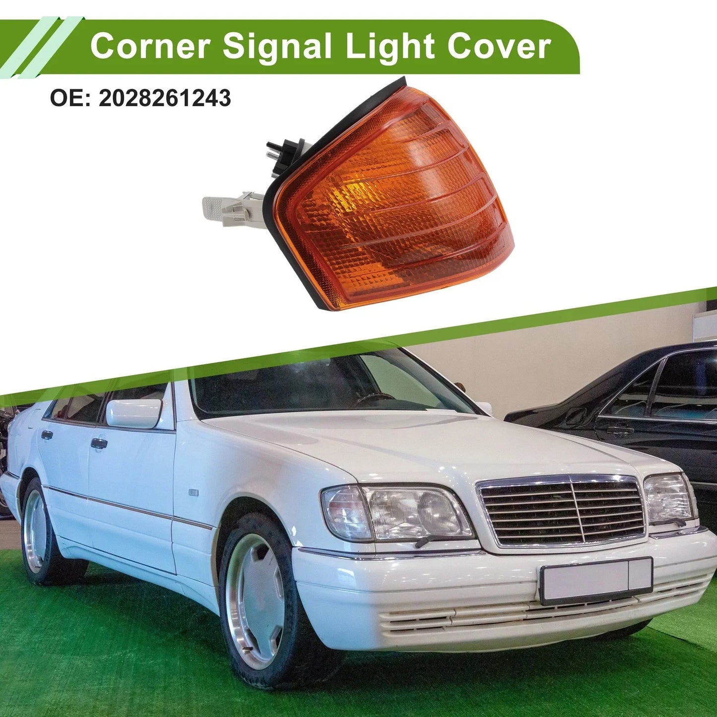 Right Corner Signal Light Cover for Mercedes-Benz (1994-2000)