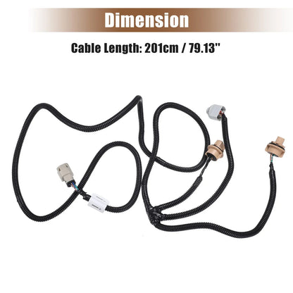 Set Tail Light Wiring Harness for Chevrolet GMC Passenger Side