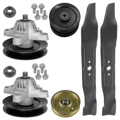 Deck Spindle Pulley Kit for MTD Ranch King Ryobi Huskee Yard Machines (2006–2019)