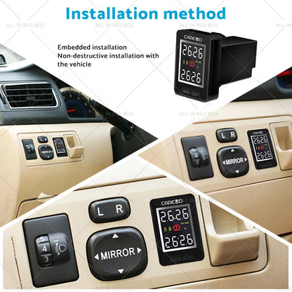 External Sensors Tyre Pressure Monitoring System for Toyota Hilux