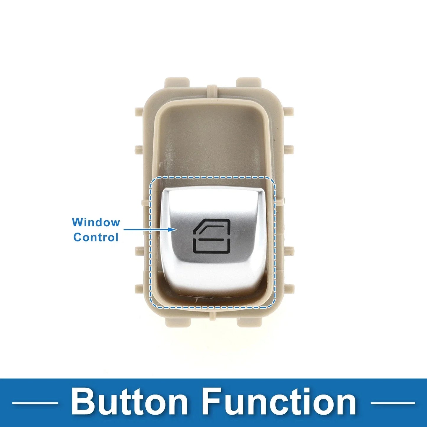 Power Window Switch for Mercedes-Benz E300 S400 S500 S600 (1998-2002) Beige
