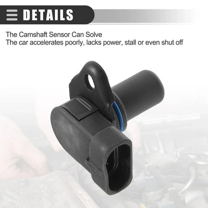 Camshaft Position Sensor 2 x for Hyundai Azera (2006-2014) Black
