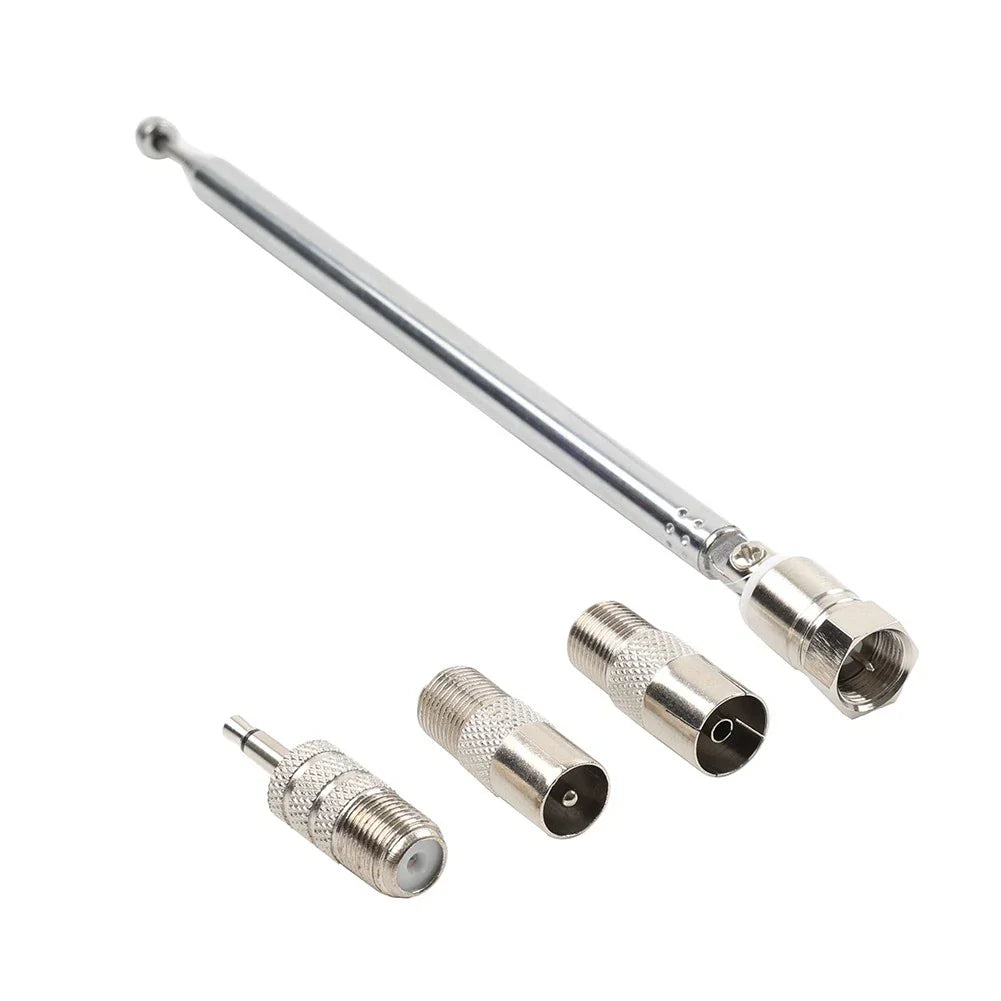Telescopic Aerial Antenna 75 Ohm with TV/3.5mm Adapter for Bose Wave