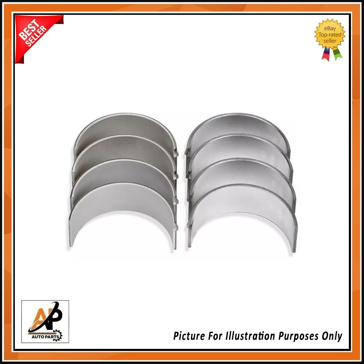 Big End Conrod Bearings Set for Land Rover Jaguar 2.0 Petrol (STD) (2000–2000)