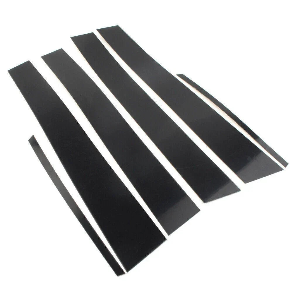 Pillar Post Door Window Trim Covers for Toyota Camry (2012-2015) 6 x Black