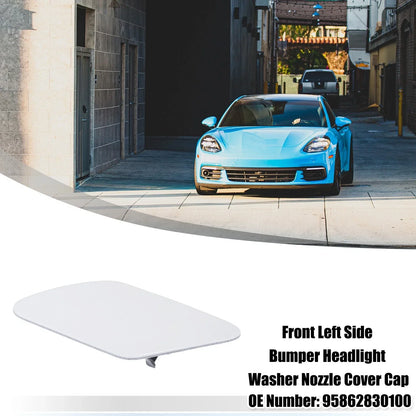 Front Left Washer Nozzle Cover for Porsche Cayenne (2011-2018) White