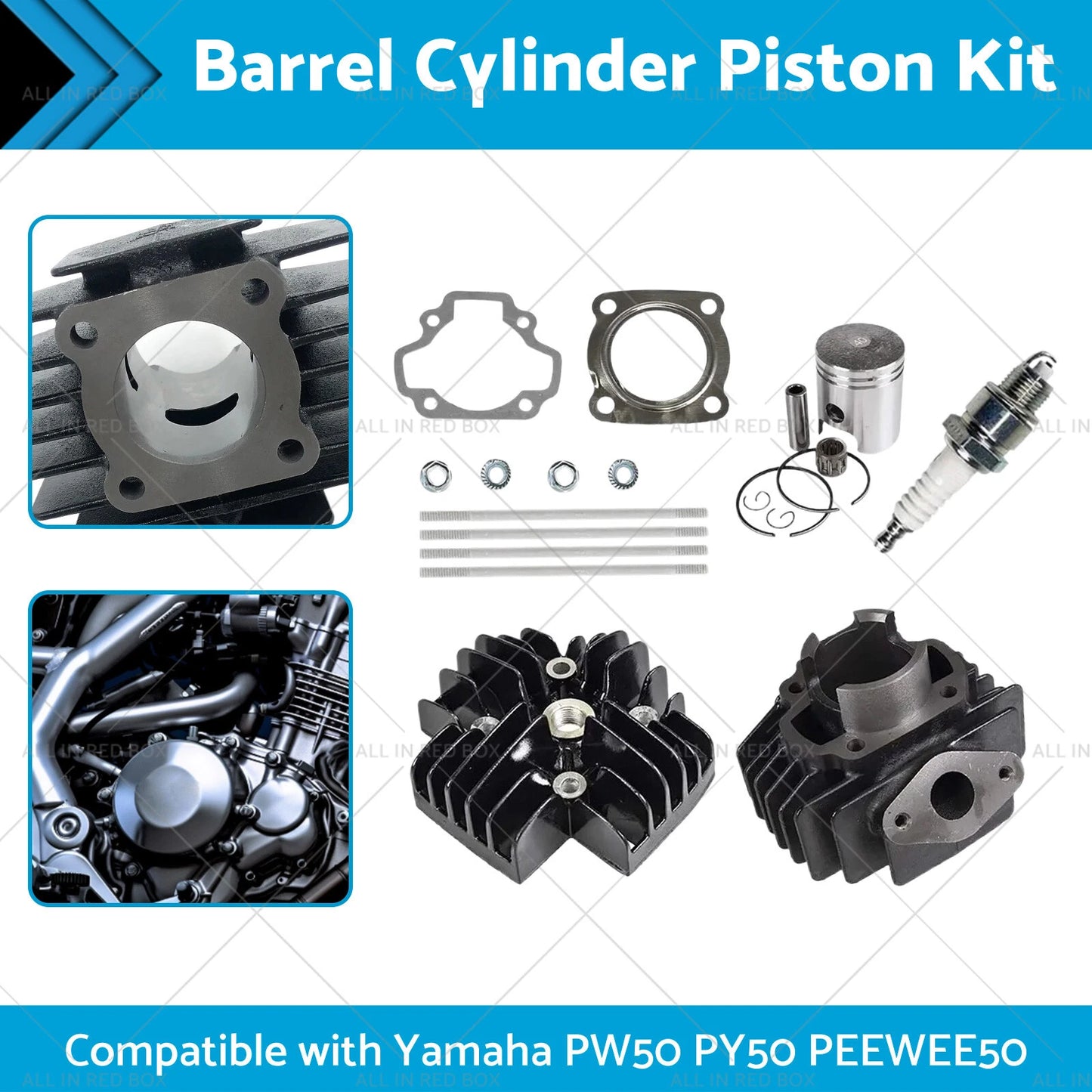 Yamaha PW50 PEEWEE50 Bore Barrel Cylinder Piston Kit