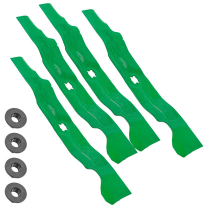 33 Deck Blade and Nut for Troy-Bilt TB WC33 XP (2003–2007)