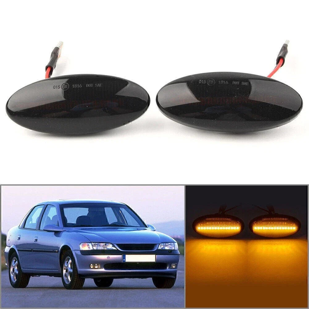 Amber LED Sequential Side Marker Lights for Opel Vectra B (1995-2002)