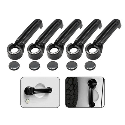5Pcs Door Handle Cover Trim for Jeep Wrangler (2007-2018)