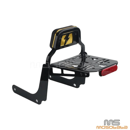 Low Profile Fixed Luggage Rack Sissy Bar for Softail Street Bob (2018-2020)