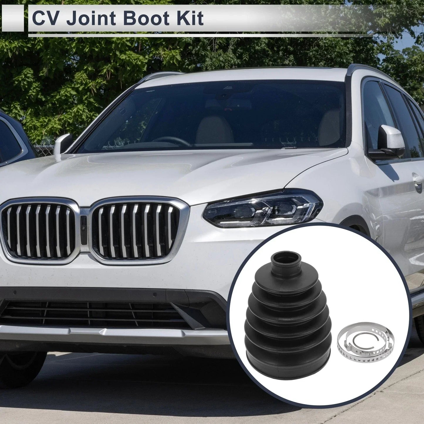 Outer CV Joint Boot Kit with Clamps for BMW X3 (2011-2017)