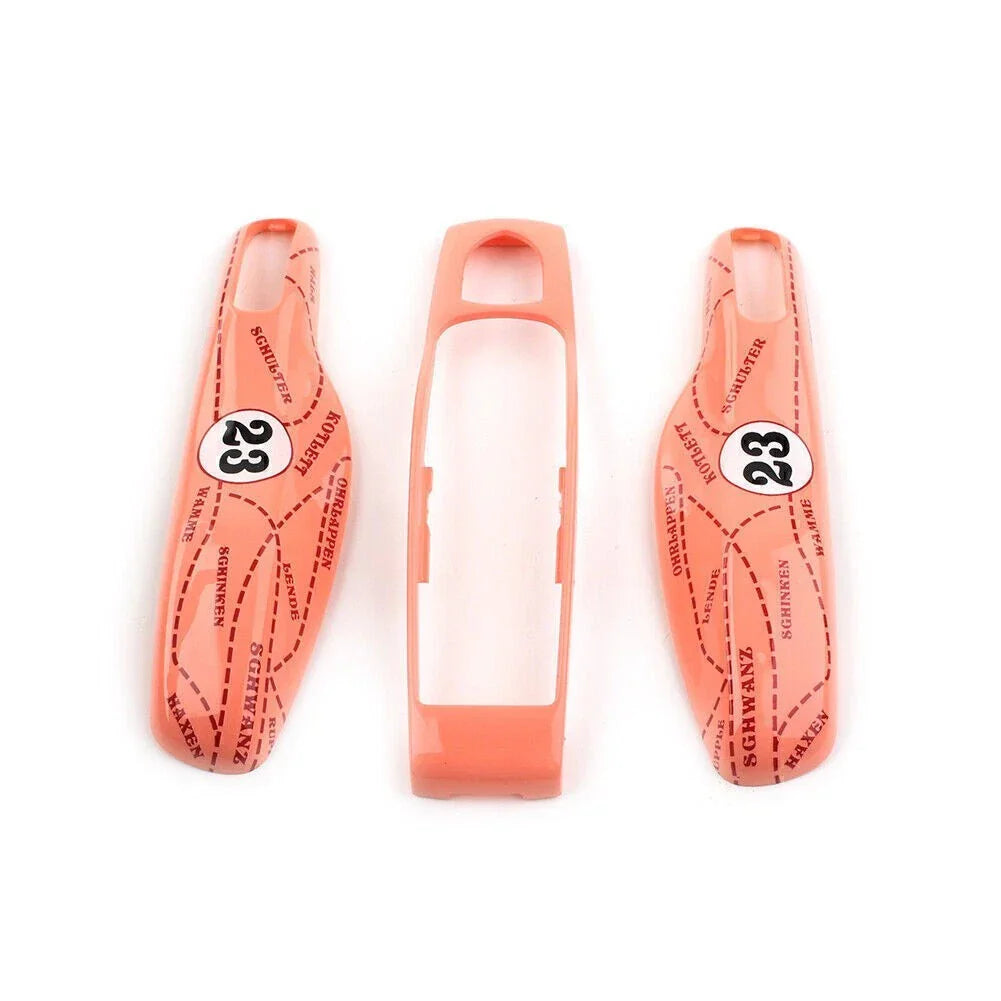 Pink Pig Key Fob Shell Cover for Porsche Cayenne Panamera 911 (2003-2023)