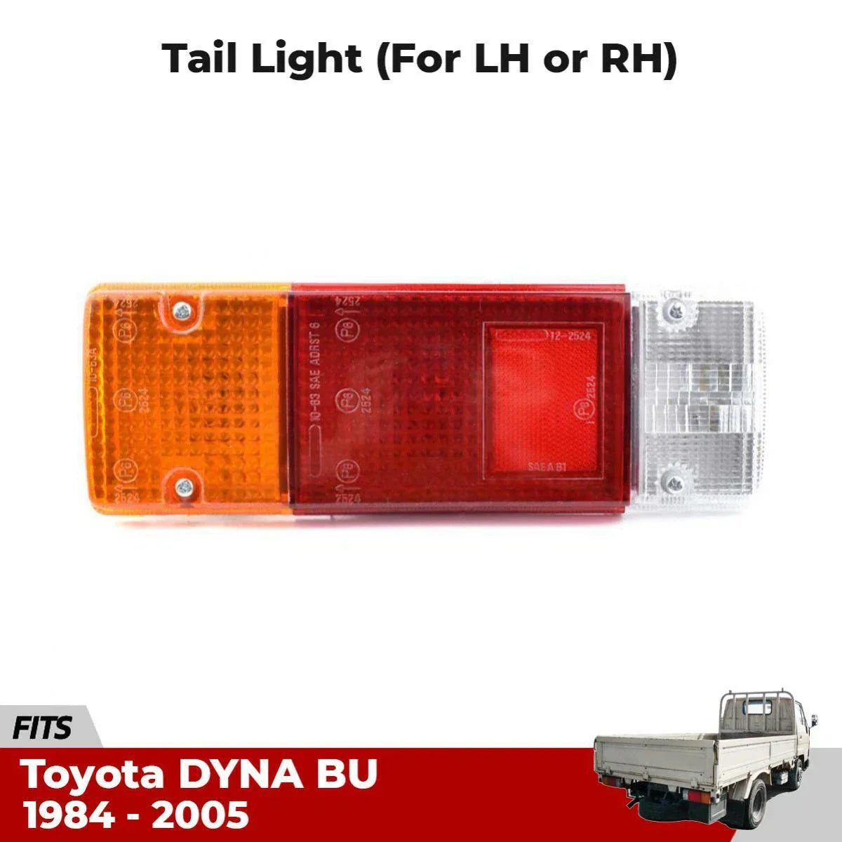 Tail Lights Rear Lamp +Bulb 1 PC Fits Toyota Dyna BU Heavy UTE Truck 1984-05 DE