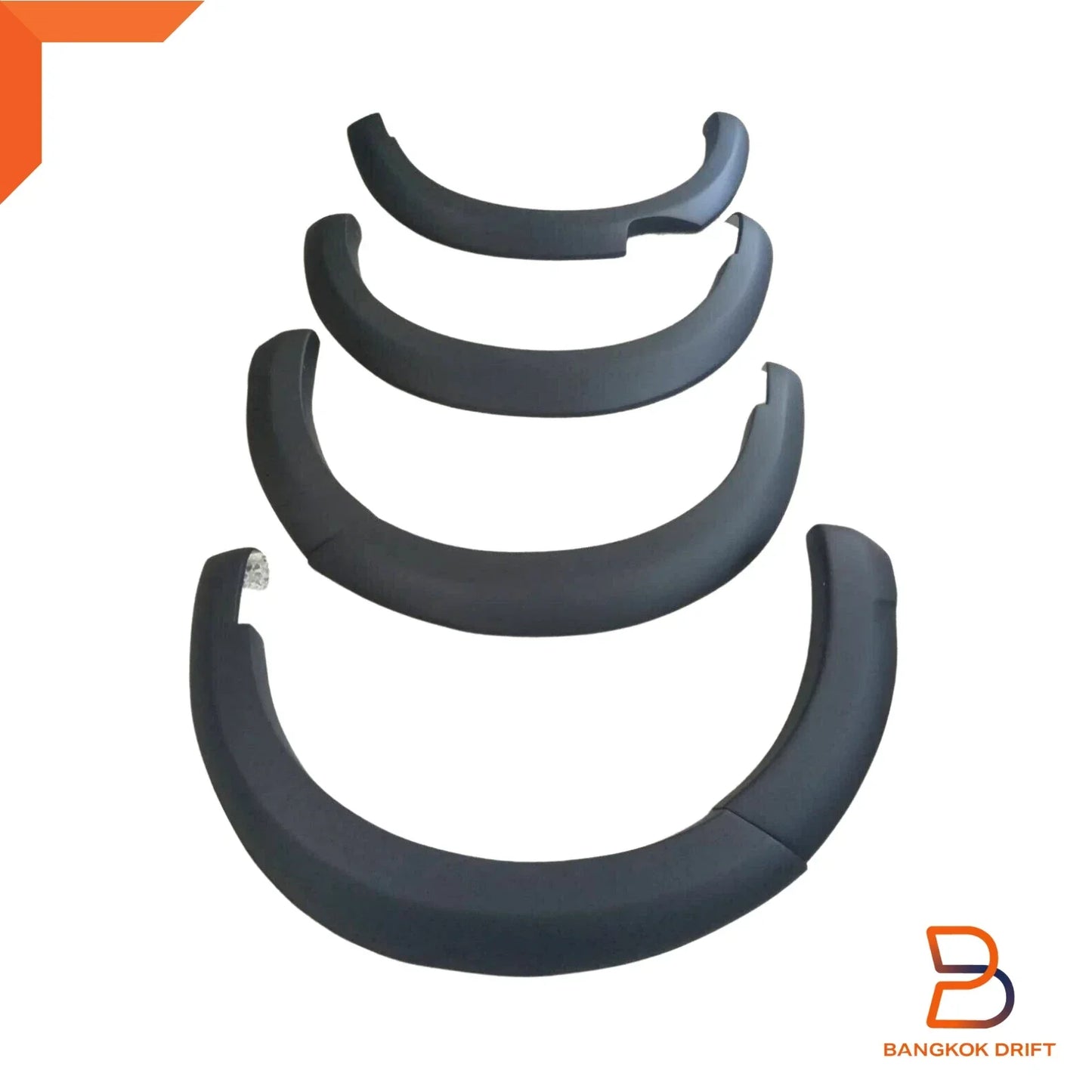 Matte Black Fender Flare Arch for Nissan Navara NP300 D23 15-19