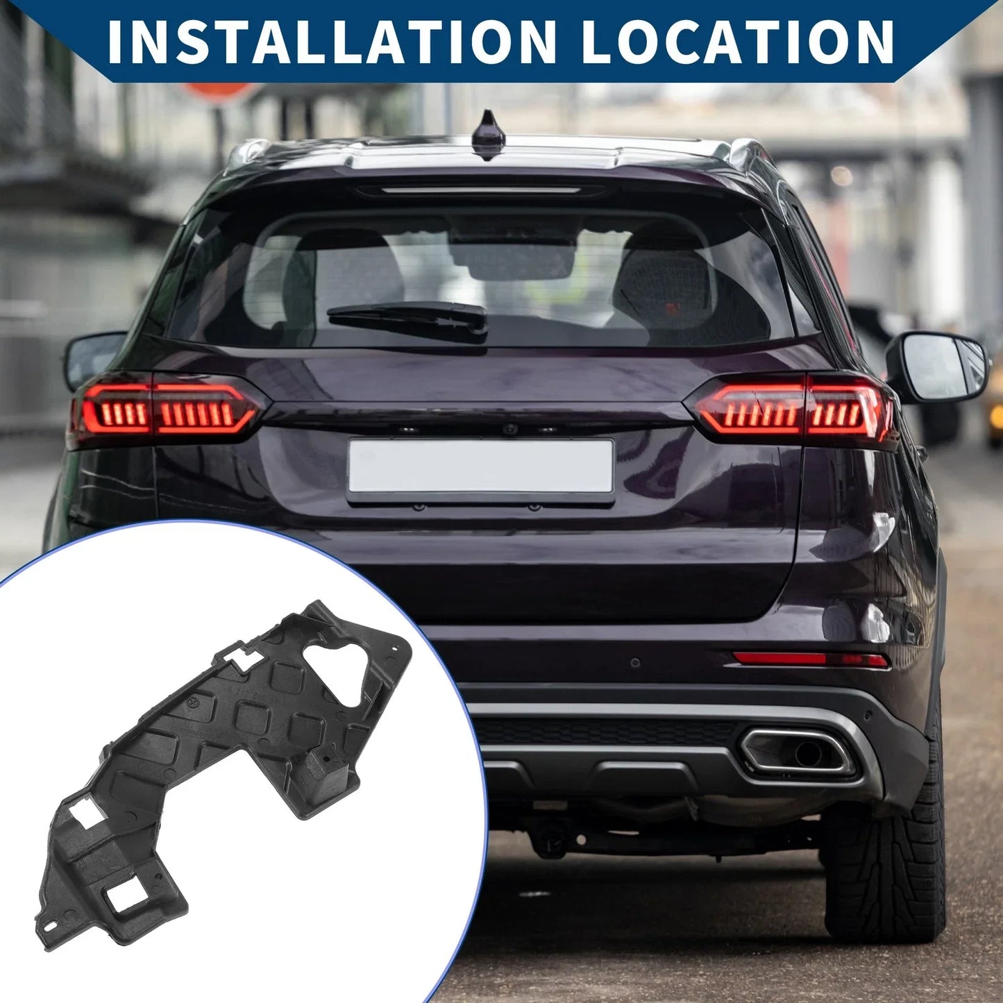 Rear Left Bumper Retainer Bracket for Mercedes Benz E350 (2010-2016)