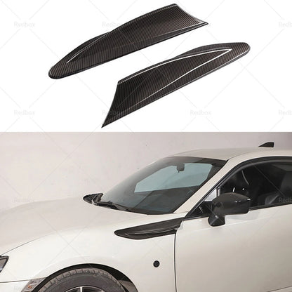 Carbon Fiber Side Fender Fin Vent Trim for Subaru BRZ, Toyota 86 (2013-2021)