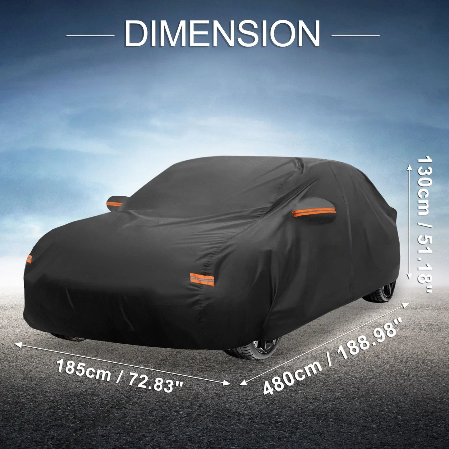 Waterproof 210D-PU Car Cover for Lexus IS Sedan (2014-2023)