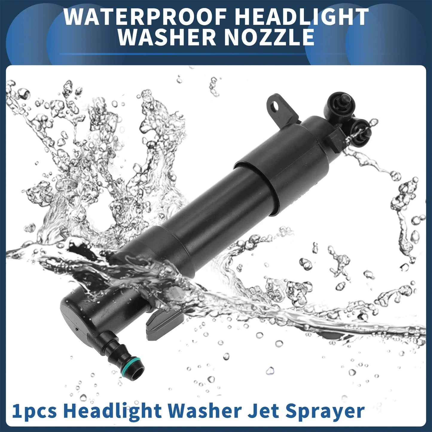 Front Driver Side Headlight Washer Nozzle for Mercedes-Benz E550 (2007-2009)