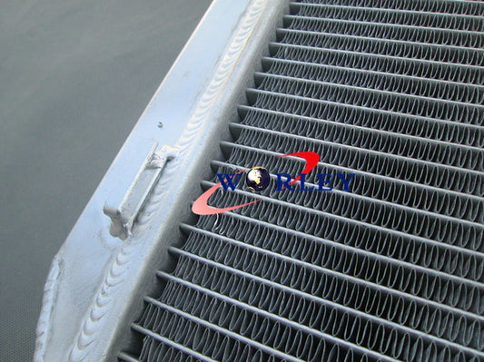 Aluminum Radiator & Shroud & Blue Hose & Fan for Falcon EF EL 4.0L (1994-1998)