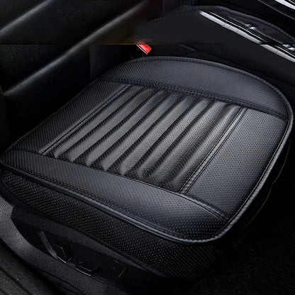 Breathable Full Surround Front Seat Cover for Car PU - Universal Fit ()