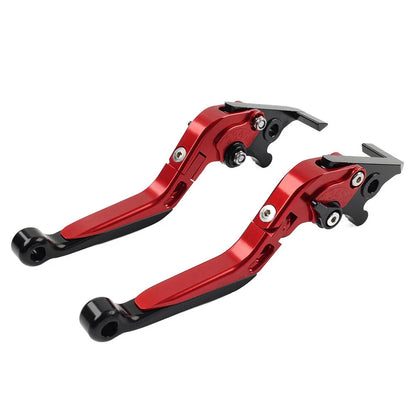 Red Extendable Brake Clutch Levers for BMW F800GS/Adventure, F800R (2008-2018)