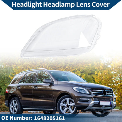 Front Left Headlight Lens Cover for Mercedes-Benz ML350 (2006-2011)