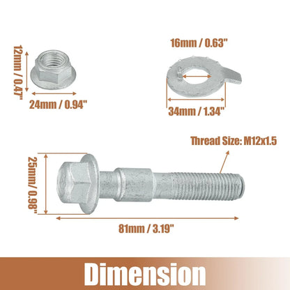 Alignment Camber Caster Adjusting Bolts for Dodge Sprinter 3500 & Buick