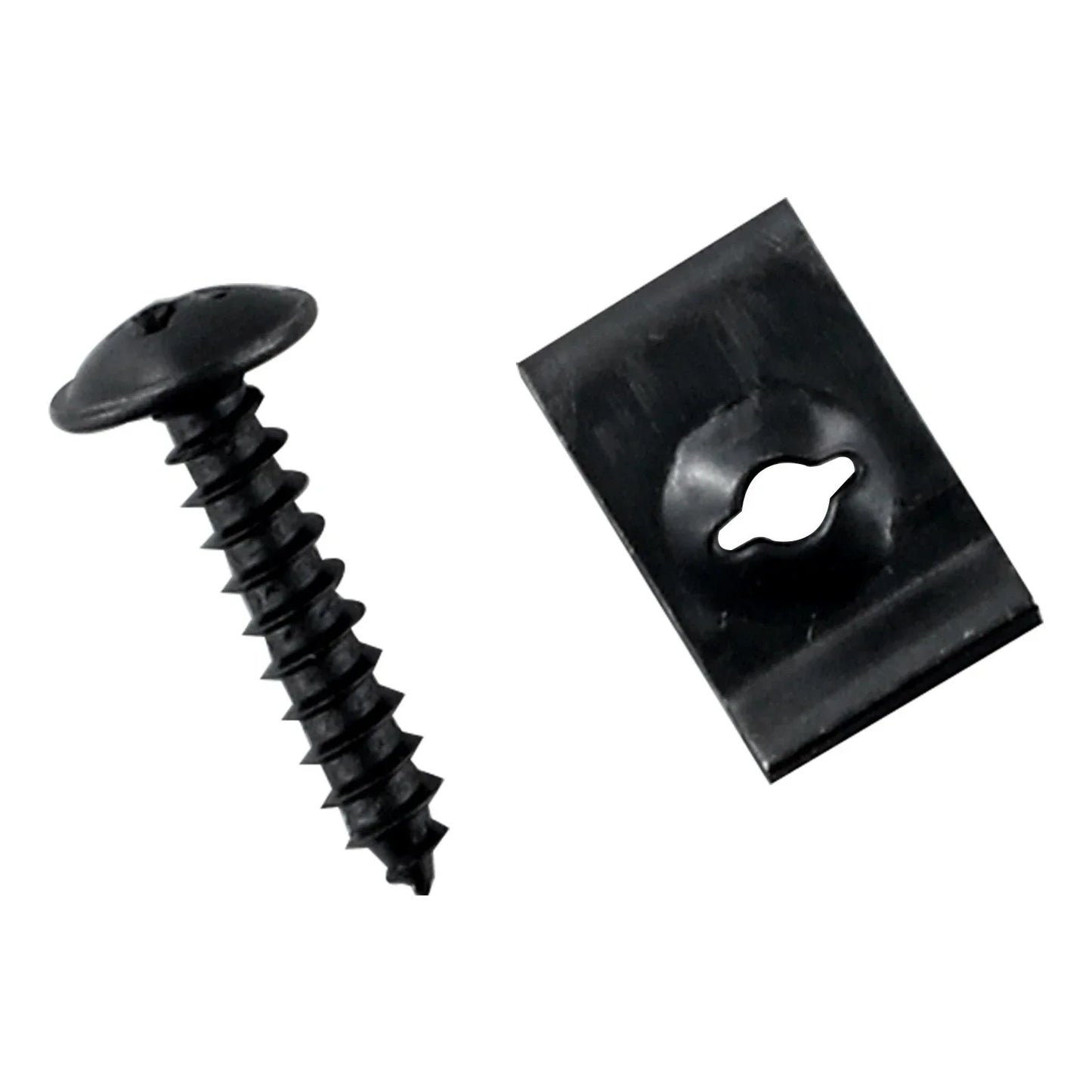 U-type Clip With Screw / 20x / Car Bumper Fender Trim Fasteners for Car