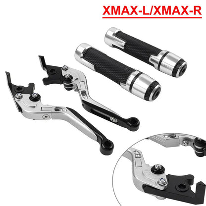 Folding Extendable Brake Clutch Lever Grip Set for Yamaha XMAX 250 300 (2017-2023)