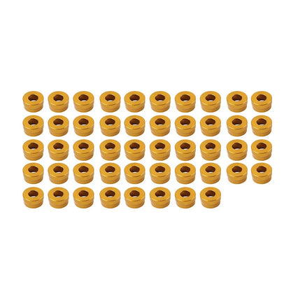 48X Gold Engine Bolt Topper Caps for Harley Twin Cam Touring Dyna Road Glide