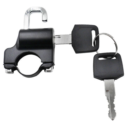 Motor Helmet Lock Handlebar 7/8" Tube Anti-theft Security for Universal