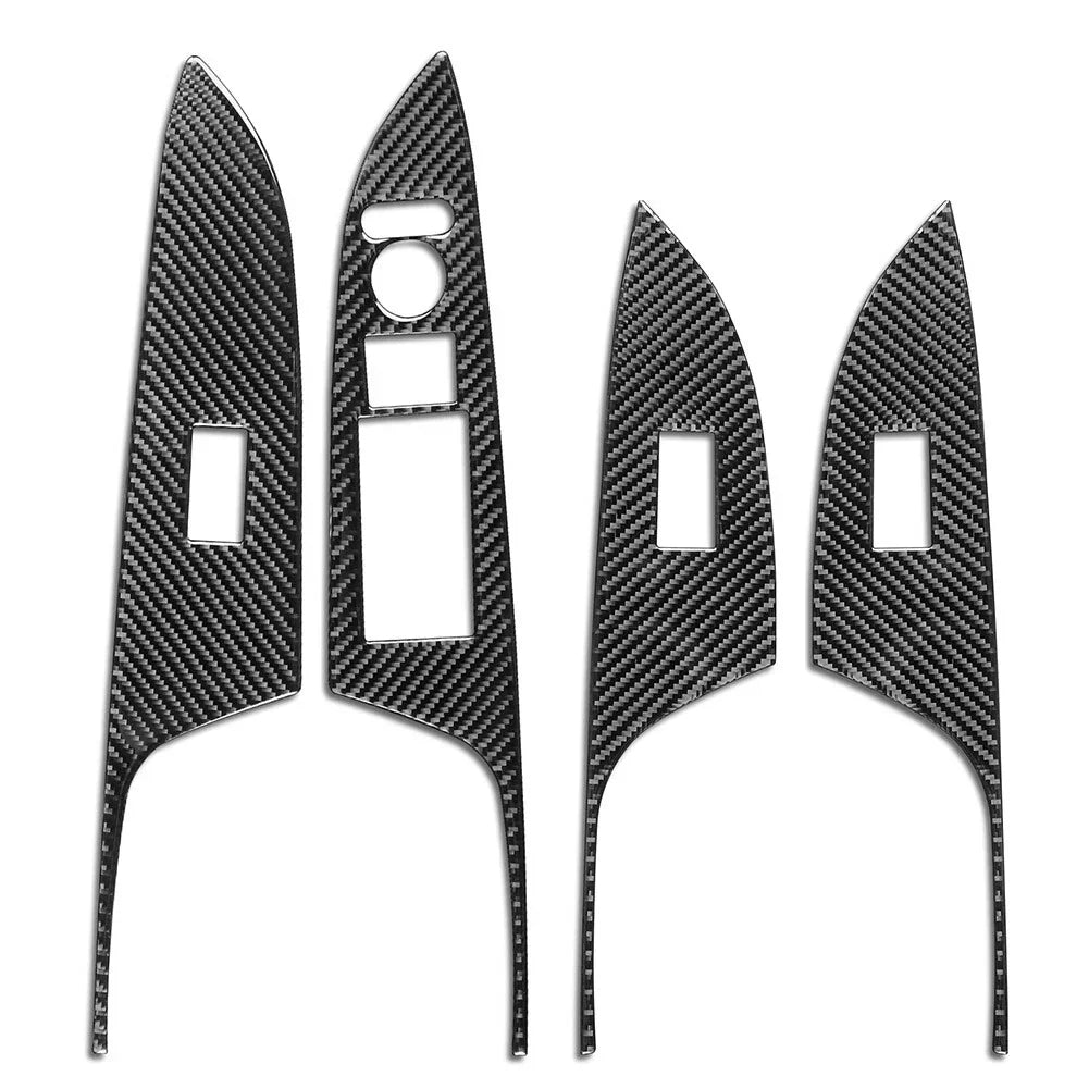 Carbon Fiber Window Lift Switch Panel Cover for Honda Accord (2013-2017)