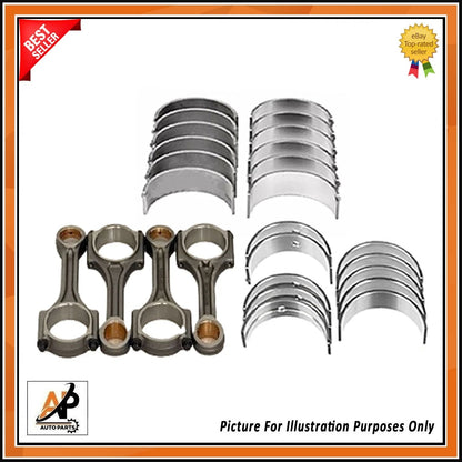 Crankshaft Assembly With Bearings and Connecting Rods for Peugeot 1.5 BlueHDi (DV5R) (2017–2019)